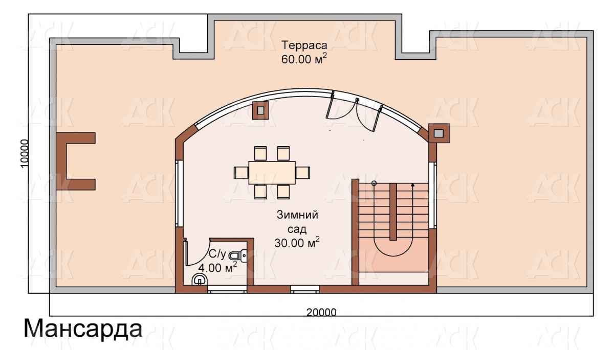 Дом 18,3 на 20,0 