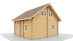 Дом из бруса 108.67 фото #3