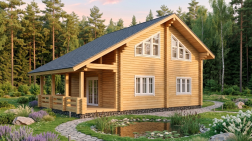 Дом из бруса 143.64