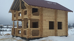 Завершенный объект - Баня из бревна 96.72м2 Истра