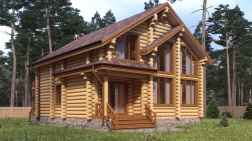 Дом из бревна 170.75 фото #2