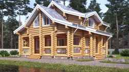Дом-баня из бревна 188.78