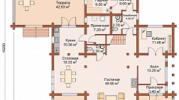Дом 19,5 на 16,2 "Монблан" фото #0