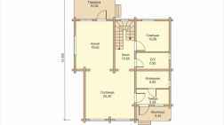 Дом из бруса 168.68 фото #6