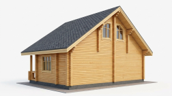 Дом-Баня из бруса лиственницы 127.6 фото #3