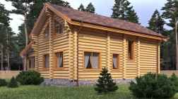 Дом из бревна 192.37 фото #4