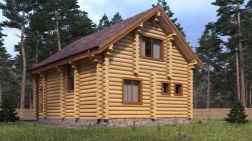 Дом из бревна 145.97 фото #3