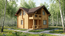Дом из бруса 89.92
