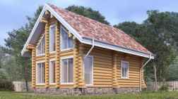 Дом из бревна 100.12 фото #3