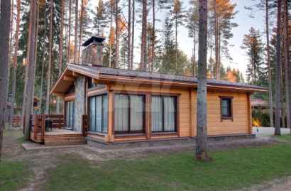 Завершенный объект - Дом из клееного бруса 99.57м2 Яхрома
