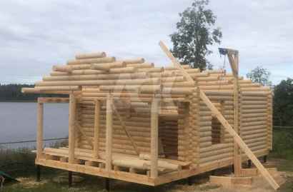 Завершенный объект - Баня 8.5 х 5.5м. Удомельский р-н, дер. Перхово 