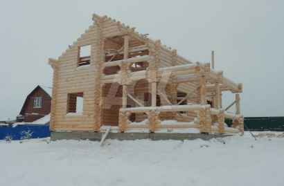 Завершенный объект - Дом из бревна 193.3м2 Село Недельное