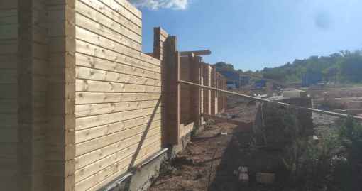 Завершенный объект - Дом с баней 180.08м2 из бруса кам. сушки Хадыженск