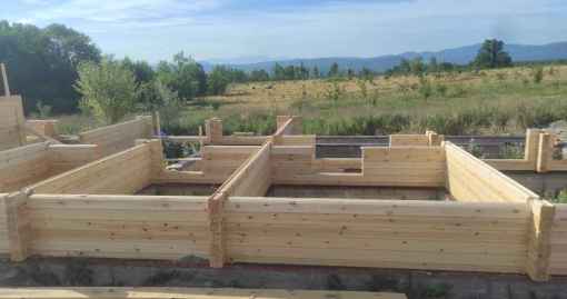 Завершенный объект - Дом с баней 180.08м2 из бруса кам. сушки Хадыженск