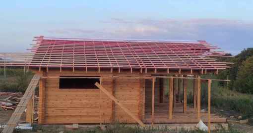 Завершенный объект - Дом с баней 180.08м2 из бруса кам. сушки Хадыженск