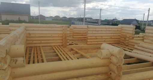 Завершенный объект - Дом из бревна 240мм р-н Истринский, д Загорье 