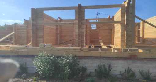 Завершенный объект - Дом с баней 180.08м2 из бруса кам. сушки Хадыженск