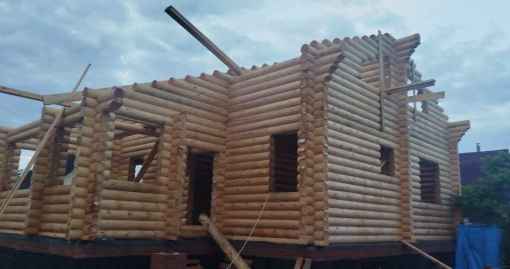 Завершенный объект - Дом из бревна 240мм Богородский г. о. д. Соколово снт «Скобельцино» 