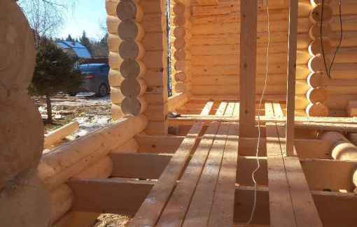 Завершенный объект - Пристройка к дому бревно 220мм Талдомский р-н СНТ «Агросад» 