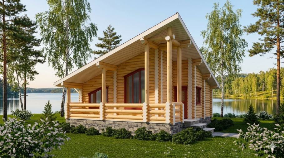 Дом 8,2 на 8,2 "Дельтоплан"