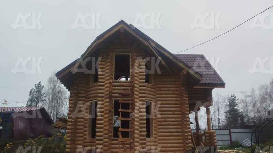 фото к Баня из бревна 200мм Воскресенский р-н д. Елкино с/т Химик-3а  #2