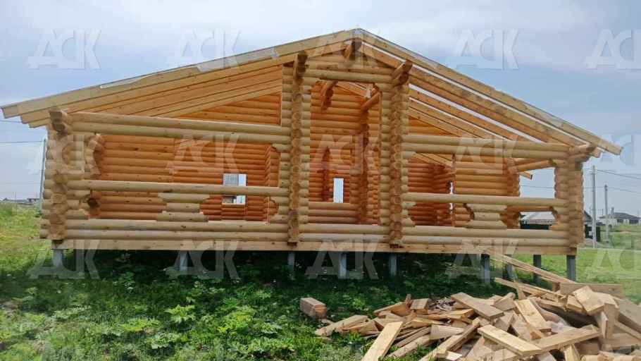 фото к Дом из бревна 240мм р-н Истринский, д Загорье  #7