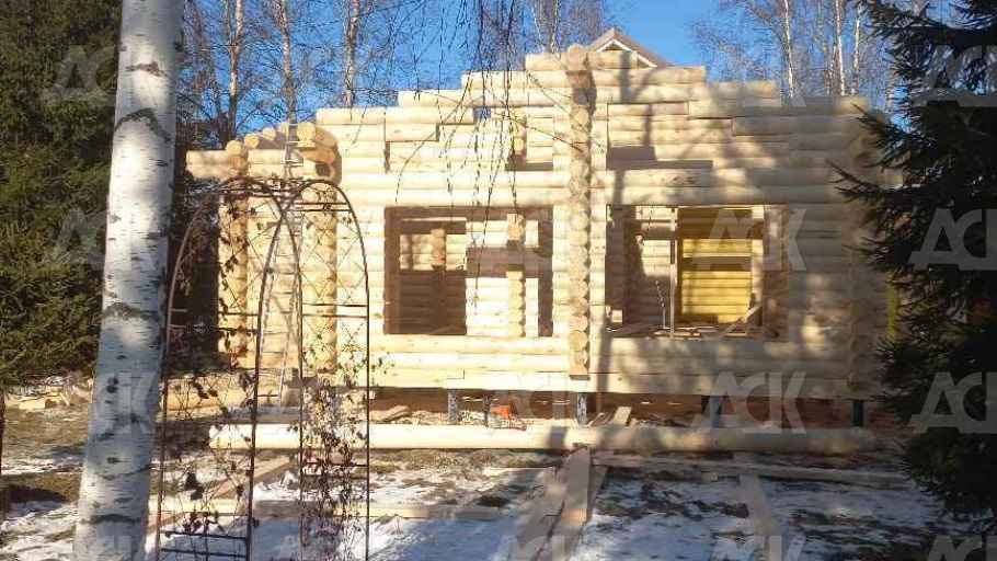 фото к Пристройка к дому бревно 220мм Талдомский р-н СНТ «Агросад»  #9