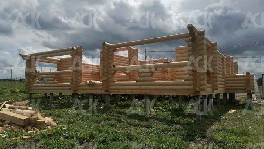 фото к Дом из бревна 240мм р-н Истринский, д Загорье  #4