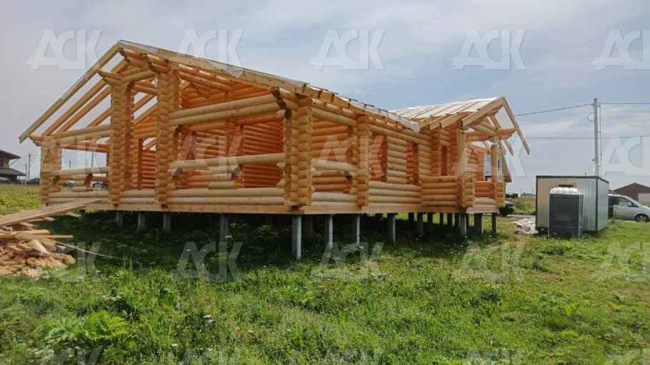 фото к Дом из бревна 240мм р-н Истринский, д Загорье  #6