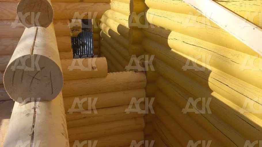 фото к Пристройка к дому бревно 220мм Талдомский р-н СНТ «Агросад»  #5