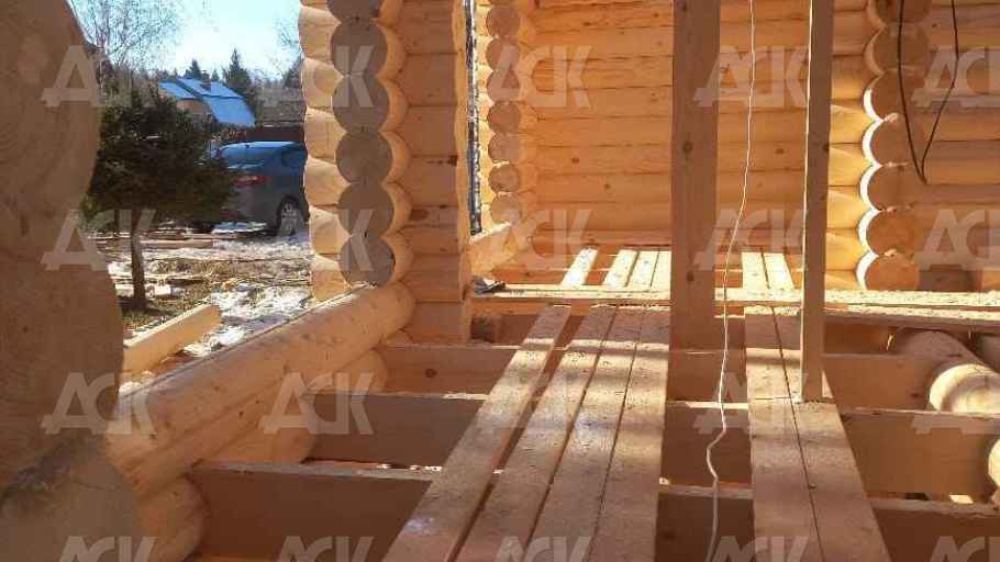 фото к Пристройка к дому бревно 220мм Талдомский р-н СНТ «Агросад»  #8