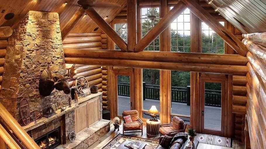 Дом из бревна: Гармония природы в вашем интерьере и экстерьере