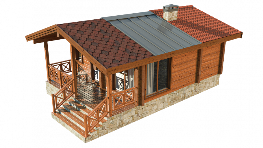 Каким материалом лучше крыть крышу деревянного дома