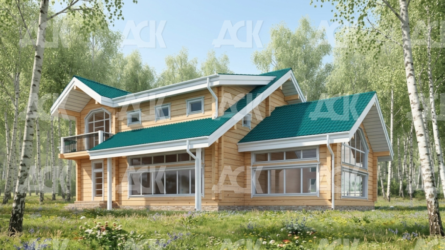 Дом 10,3 на 13,0 "Амбер"