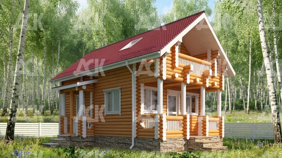 Дом 9,7 на 6,5 "Берест"