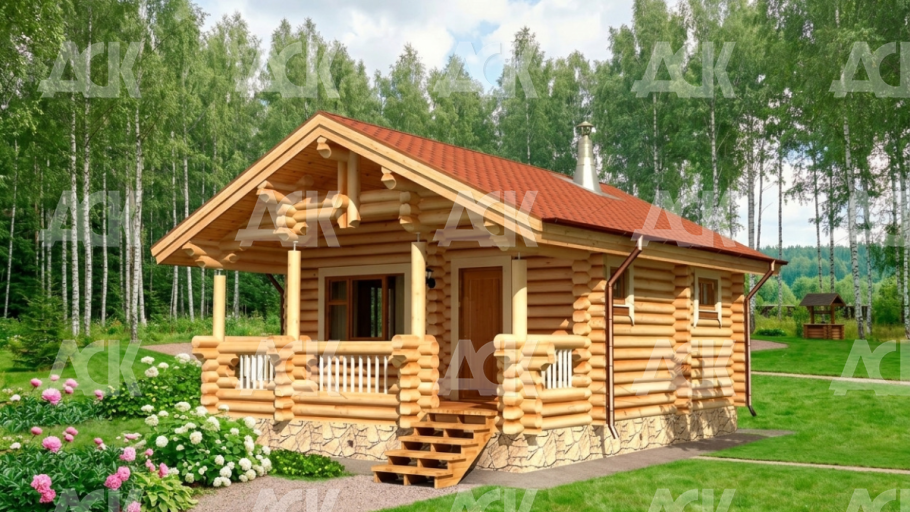Баня 8,0 на 6,2 "Кубань"