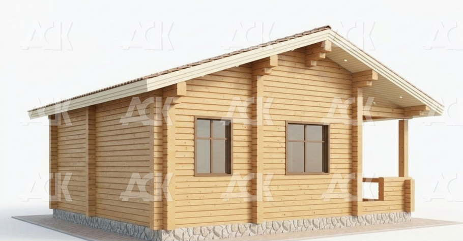 Баня из бруса камерной сушки 49.16 фото #1