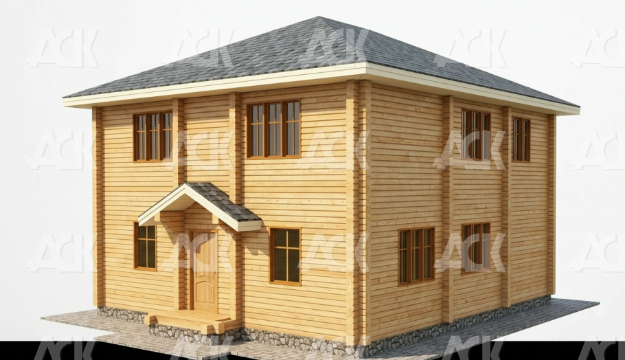 Дом-баня из бруса камерной сушки 200.07 фото #4