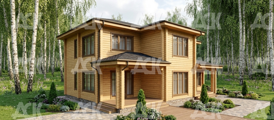 Дом из бруса 233.53