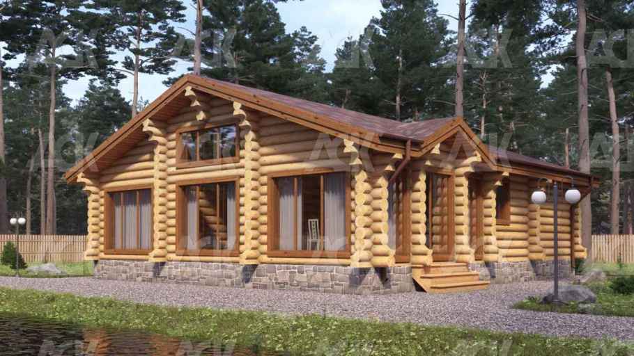 Дом 11,4 на 11,8 "Комфорт"