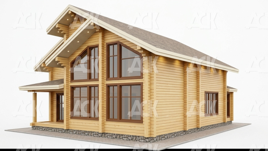 Дом из бруса 170.75 фото #4