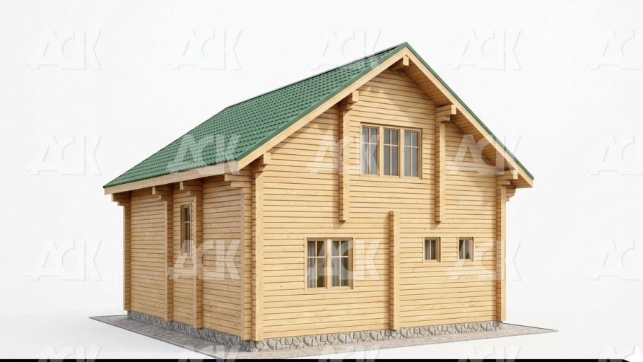 Дом из бруса 145.97 фото #3