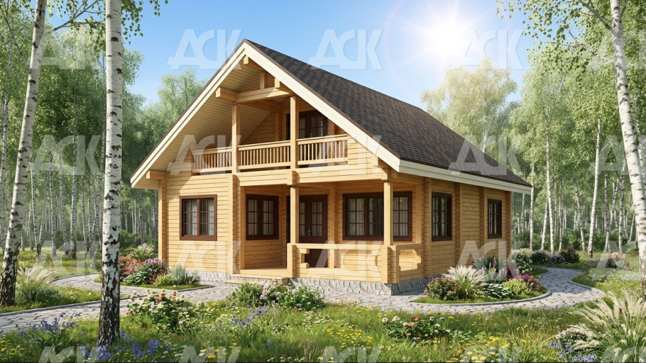 Дом из бруса 174.14