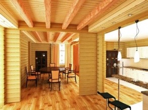 Деревянные дома из профилированного бруса