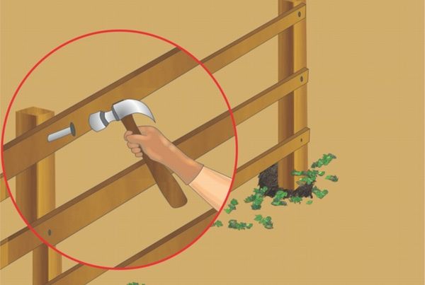 деревянный забор своими руками