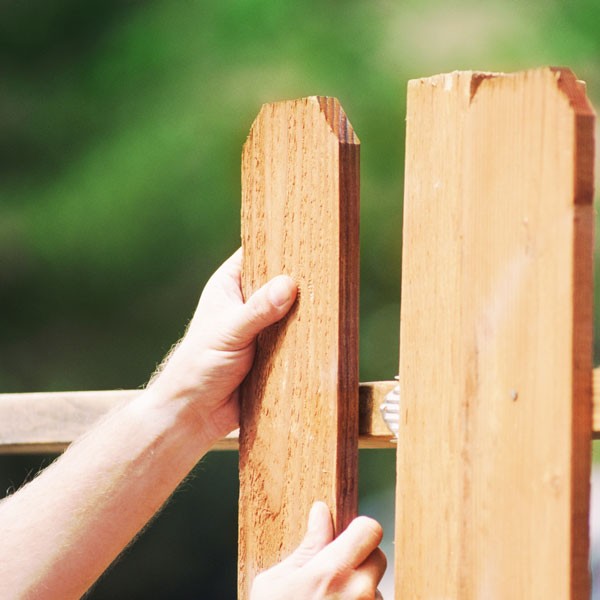 деревянный забор своими руками