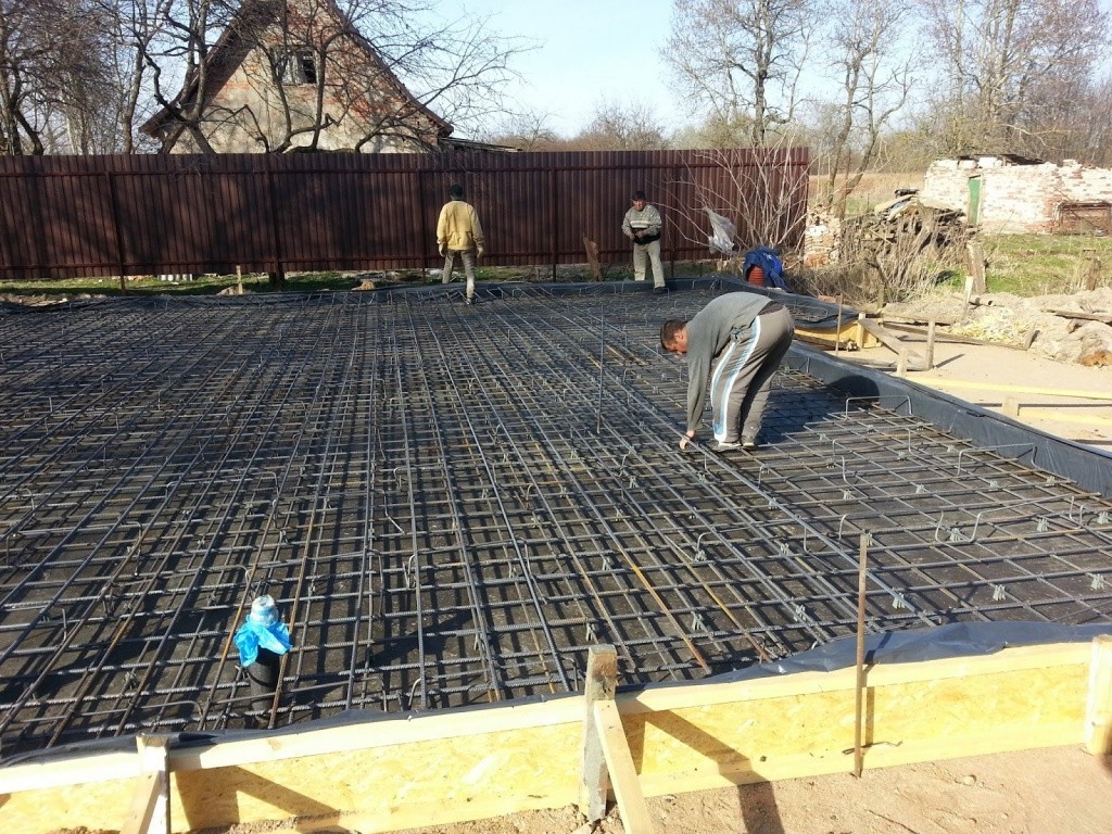 как вязать арматуру к фундаменту 2