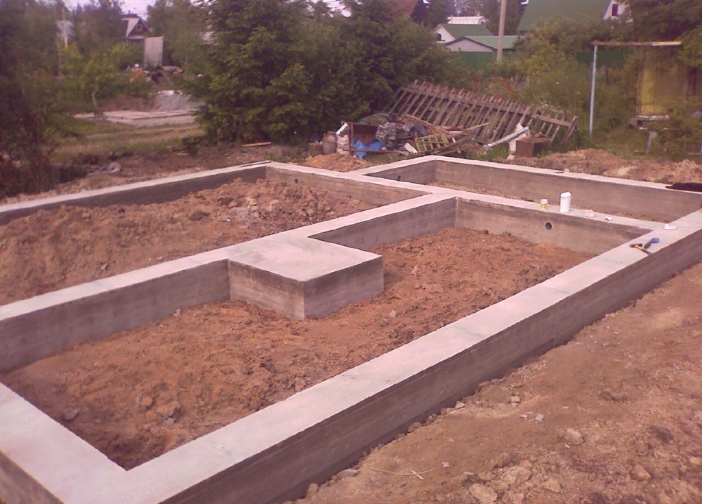 ленточный фундамент для дома