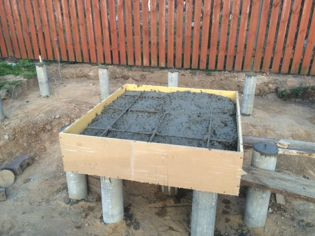 Фундамент для банной печи